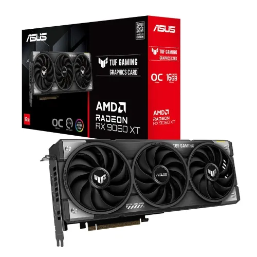 CARTE GRAPHIQUE ASUS TUF Gaming Radeon RX 9060 XT OC Edition 16GB GDDR6
