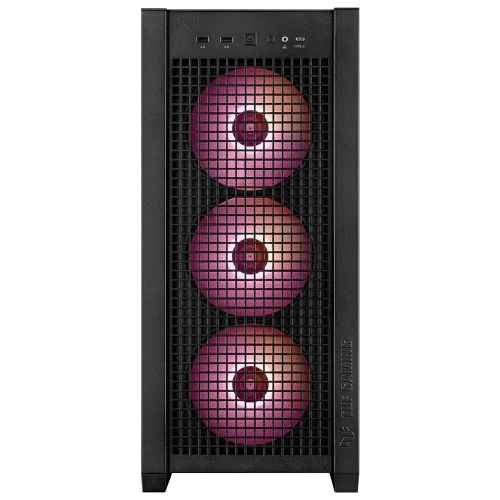 ASUS TUF GAMING GT302 ARGB - ATX MID-TOWER - 4 FANS ARGB 140MM PWM - AIRFLOW MESH - VERRE TREMPÉ - TYPE-C - BLACK