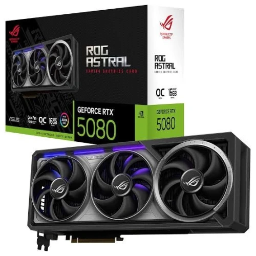 CARTE GRAPHIQUE ASUS ROG Astral GeForce RTX 5080 16GB GDDR7 OC Edition