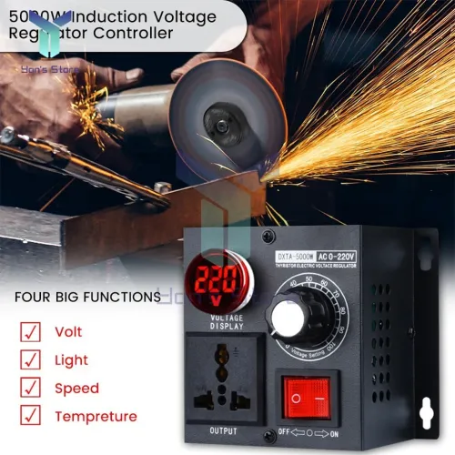 منظم جهد كهربائي Régulateur de tension SCR AC 230V 4000W