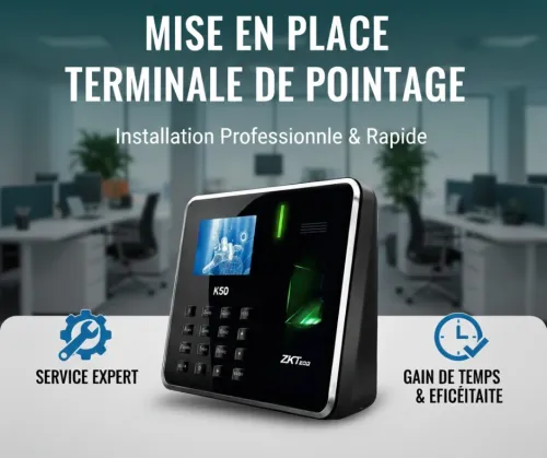 Installation Pointeuse et Contrôle d'Accès