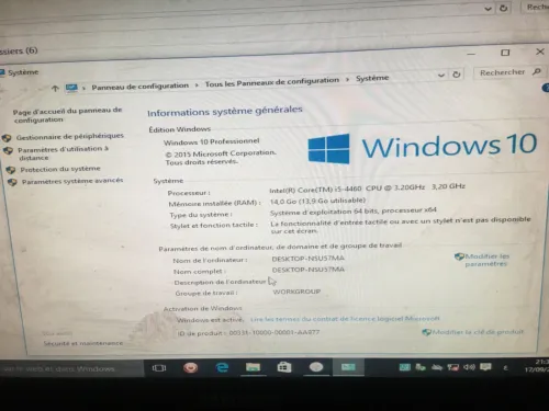 Pc bur sans carte graphique