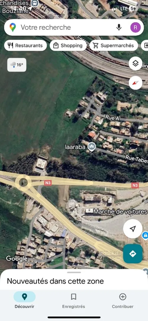 Vente Terrain Constantine Hamma bouziane