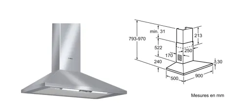 HOTTE BOSCH  DWWO91451