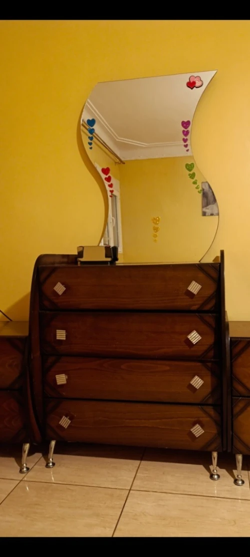 Coiffeuse et 02 table de nuit