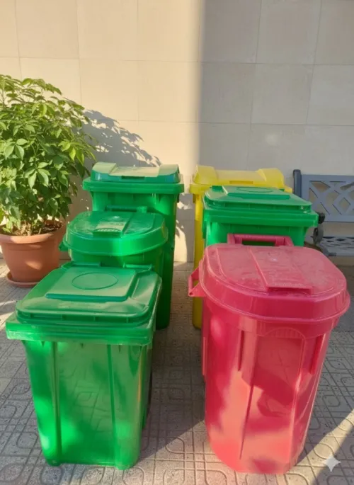 LES POUBELLES EN PLASTIQUE