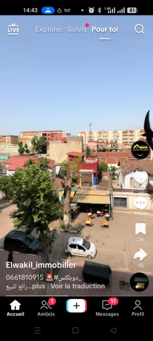 Vente Appartement Duplex F3 Blida Boufarik