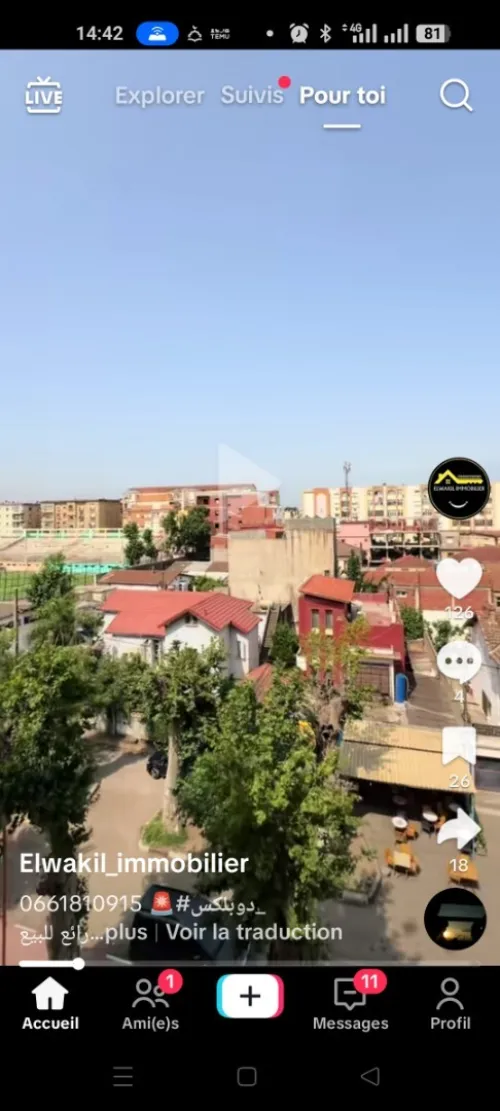Vente Appartement Duplex F3 Blida Boufarik