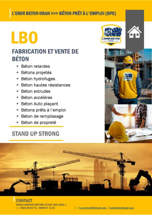 SERVICES - BÉTON  