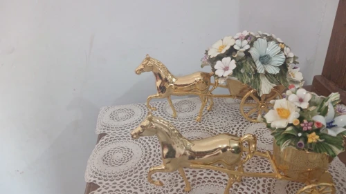 Décoration cuivre cheval