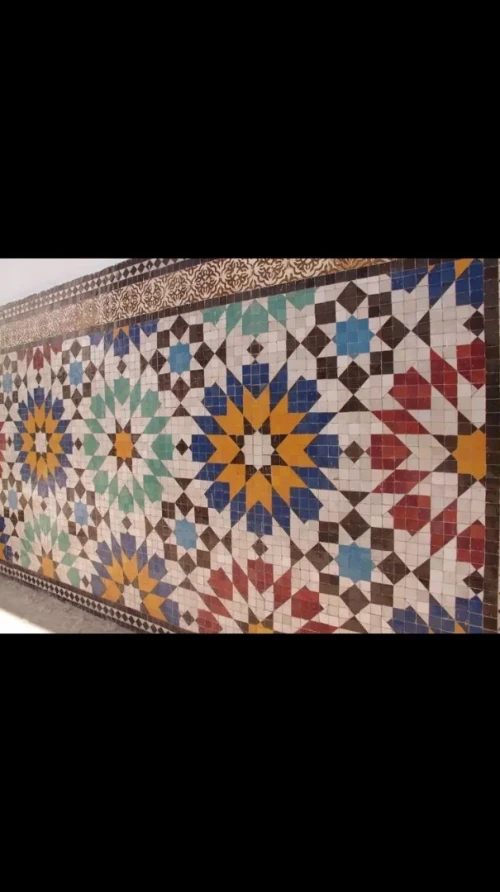 Zellige mosaïque traditionnelle زليج تقليدي