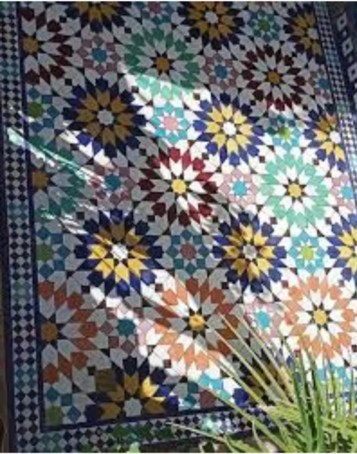 Zellige mosaïque traditionnelle زليج تقليدي
