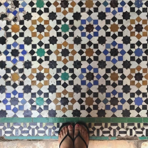 Zellige mosaïque traditionnelle زليج تقليدي