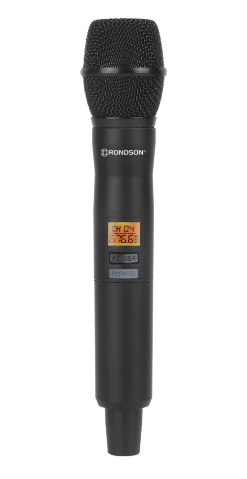 Ensemble récepteur UHF avec 4 microphones à main