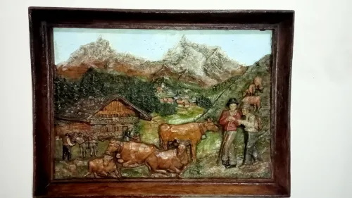 Tableau sculpture sur bois 3d