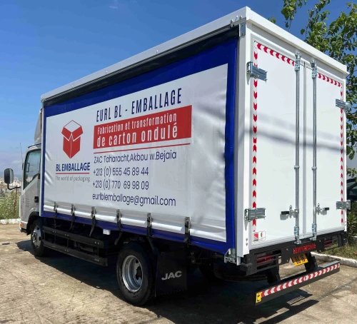 fabrication de plateaux à bâche coulissante (maraichers) sur camion (TIRSAM, RENAULT, JMC, JAC...)