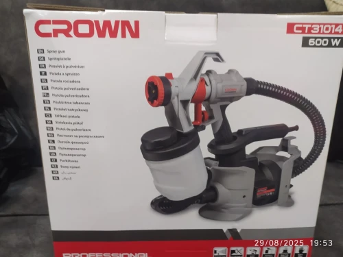 Pistolet à peinture électrique CROWN 600W CT31014
