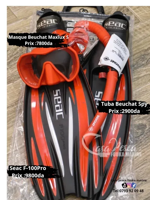 Le kit de plongée et de chasse sous-marine 