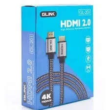 CABLE GLINK HDMI 2.0 4K PREMIUM 18Gbps HIGH SPEED 1.8/3/5/10/15/20 M