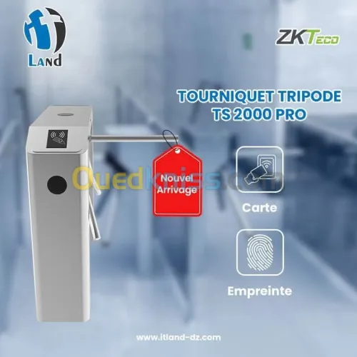 Tourniquet tripode ZKTeco TS2000 pro