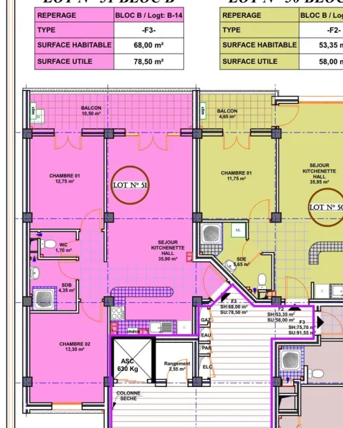 Vente Appartement F3 Béjaïa Beni ksila