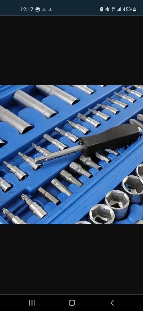 Caisse A Outils Douille cliquet 108 Pcs 6PT GS OPTIMUS