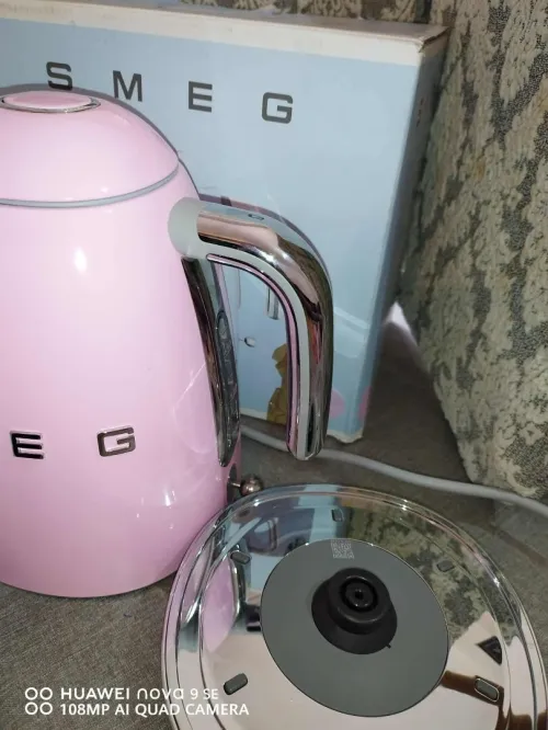Bouilloire smeg rose