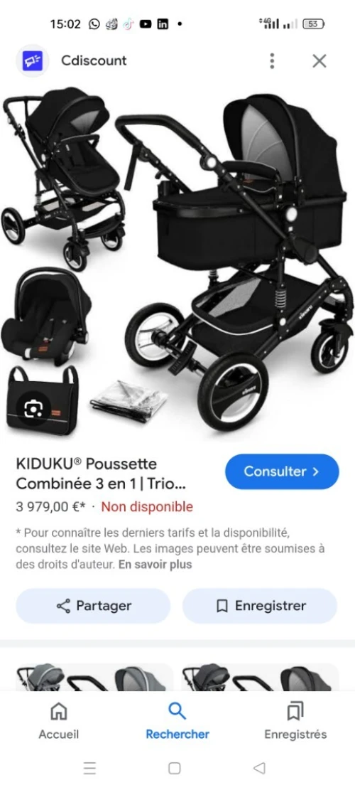 Poussette kiduku 