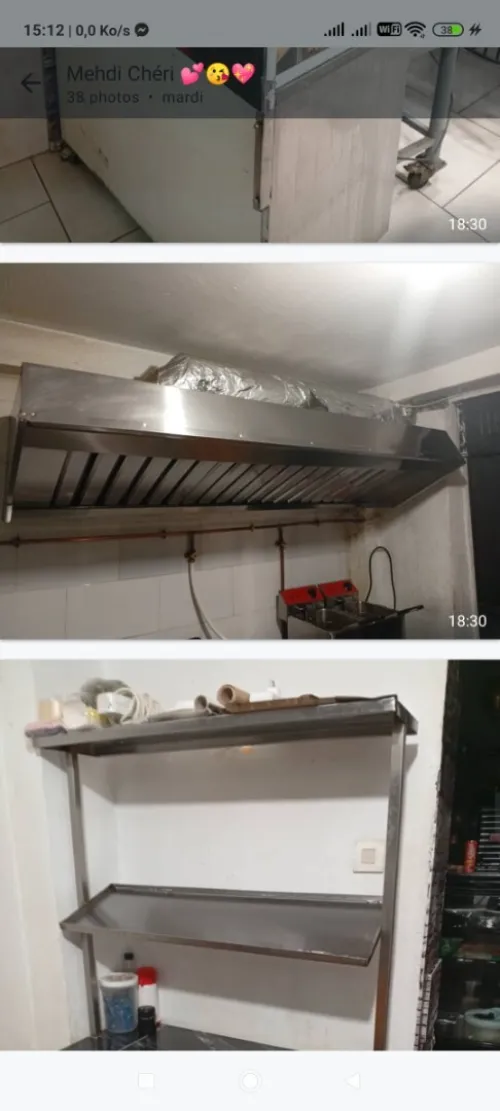 Vend lot matériel de cuisine fast-food