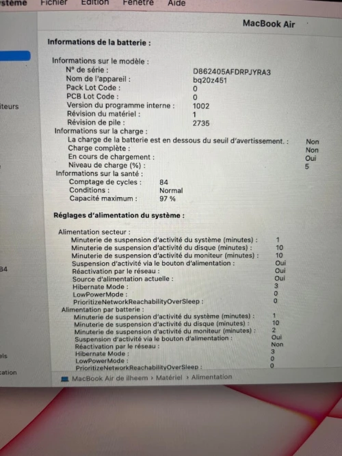 MacBook Air 2020 m1