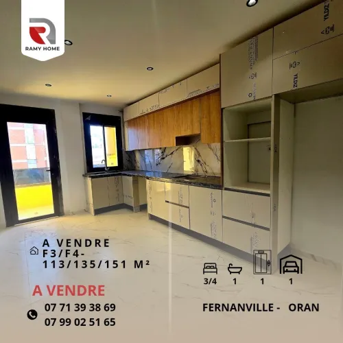 Vente Appartement F4 Oran Bir el djir