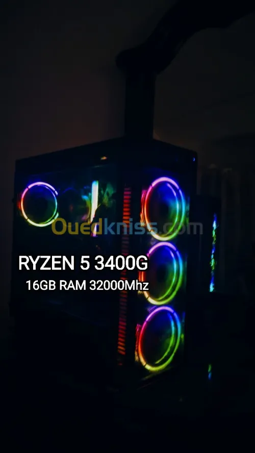 تجميعة RYZEN 5 3400G Avec 16GB RAM