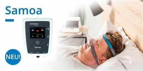 Polygraphe SAMOA pour le diagnostic d'apnée du sommeil de la marque LOWENSTEIN MEDICAL 