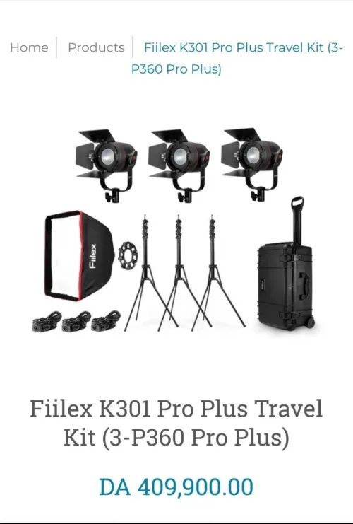 لأهل الإحتراف ومحبي التصوير  Fiilex k301 regroupe 3 projector vennue de france