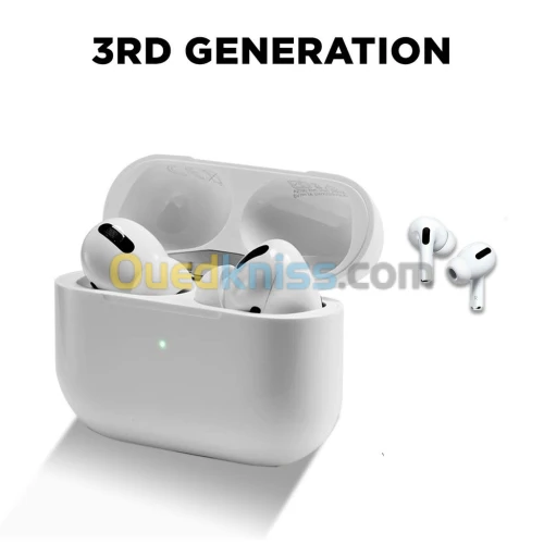 سماعات الاذن بلوتوث هاي كوبي من الجيل الثالث من ايربودز Ecouteurs Bluetooth Pods