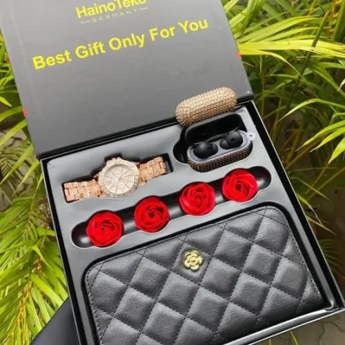 Pack montre airpods porte monnaie 