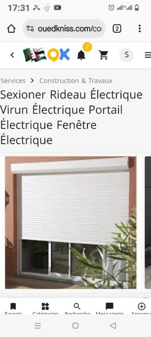 Rideau PVC fenêtre véranda coulissant électrique