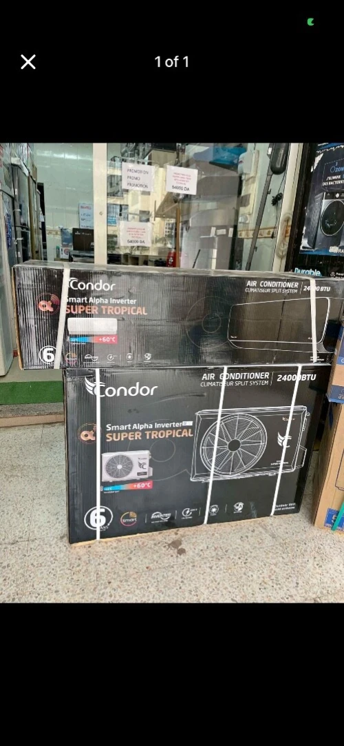 Climatiseur Condor 12000BTU 18000BTU 24000BTU