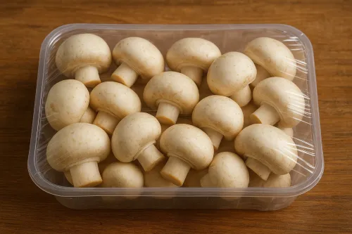 film etirable cellophane pour champignon et poulet