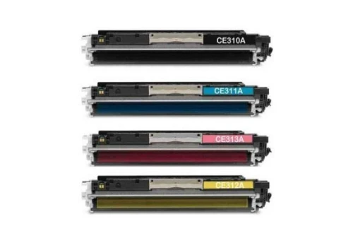 Pack Toner CE310A / 350A - Compatible avec HP & Canon