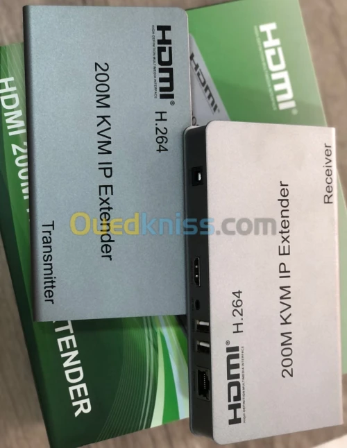 EXTENDER IP HDMI KVM 200 MT 1080P 