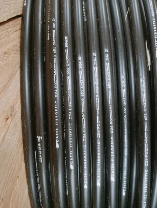 Câble fiber optique  à 08 / 12 / 24 Brins Monomode G652.D 