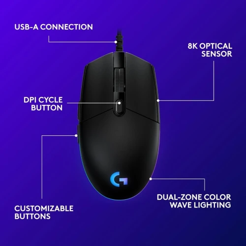 Souris Gaming  Logitech G203