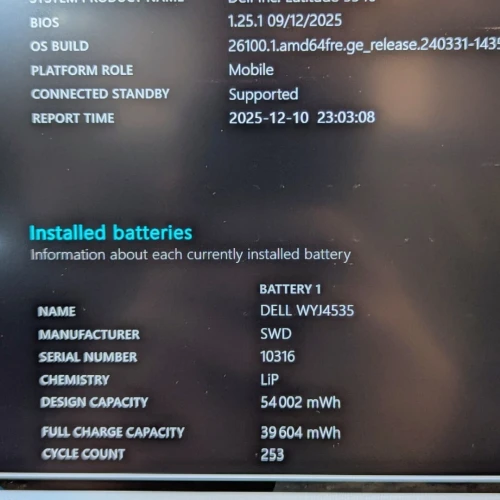 DELL LATITUDE 5540 I7 13TH 16GB 512 SSD 15.6 FHD ( occasion)