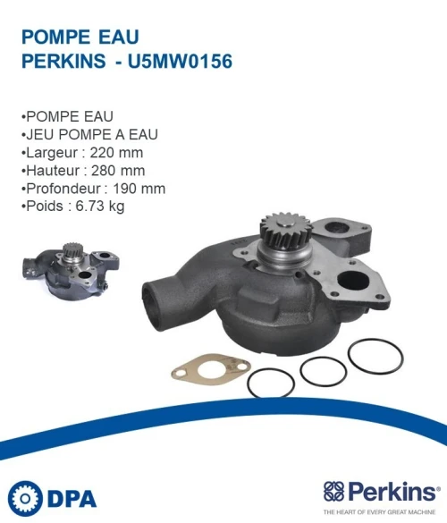 Pièces Perkins D'origine-Pompe à eau