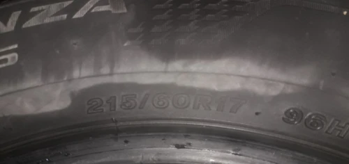 4  pneus BRIDGESTONE