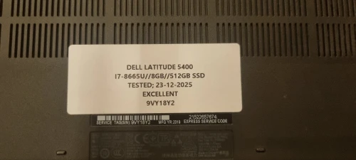 Dell latitude 5400