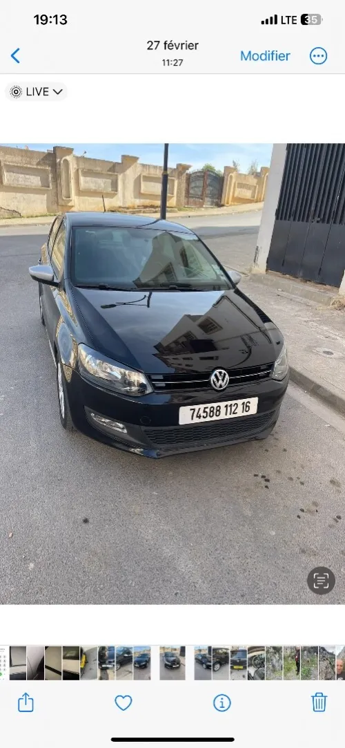 Volkswagen Polo 2012 Black et Silver