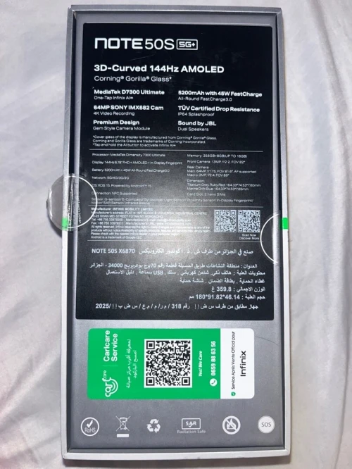 infinix note50s 5g