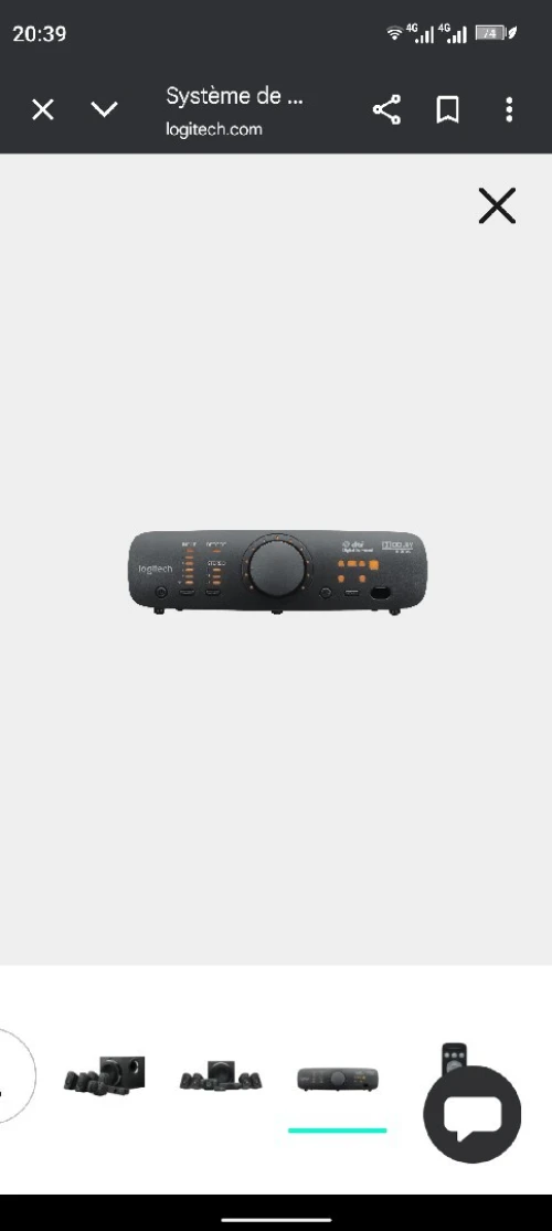 Système de haut-parleurs  LOGITECH Z906 avec son surround 5.1
